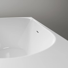 Halb freistehende Badewanne LENA CORNER