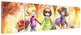 Obraz - Przyjaźń (170x50 cm)