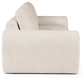 Kremowa sofa z materiału bouclé 287 cm Mirel – Rodier