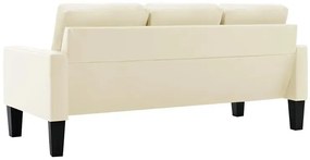 Kremowa sofa w stylu skandynawskim - Clorins 3X