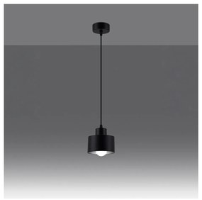 Czarna lampa wisząca ø 12 cm Alastro – Nice Lamps