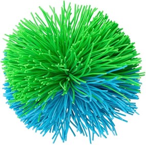 Piłki fuzzy, 7 cm, zielono-niebieskie, 5 szt.