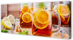 Zdjęcie na płótnie Orzeźwiająca Herbata Mrożona