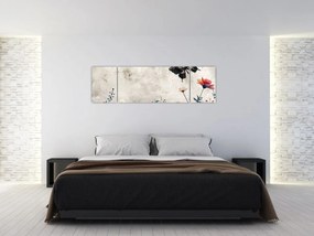 Obraz - Łąka w betonie (170x50 cm)