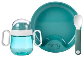 Zestaw naczyń dla dzieci 3 szt. Deep turquoise – Mepal