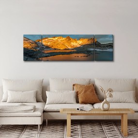 Obraz krajobrazu wysokogórskiego (170x50 cm)