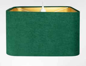 Lampa wisząca KWADRO SUE 40w30 zielona/złota BPS KONCEPT