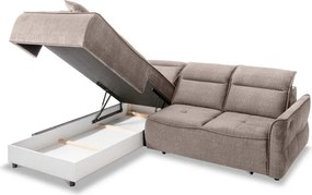 Narożnik MURILLO L z elektryczną regulacją siedziska Lewostronny w tkaninie VOGUE 02 WERSAL