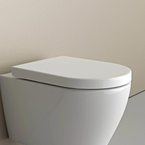 Deska sedesowa wolnoopadająca Soft-Close U1002Biały połysk z oświetleniem LED