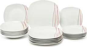 Domestic Sencilla 18-częściowy zestaw talerzy, MÄSER