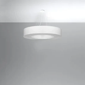 Żyrandol SATURNO 90 biały SOLLUX  LIGHTING