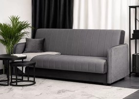 Sofa Okabiz 2-osobowa z funkcją spania, pojemnikiem i eleganckim designem