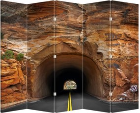 Parawan - Tunel w skale (210x170 cm)