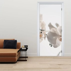 Fototapeta na drzwi - Białe orchidee (95x205cm)