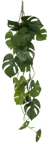 Sztuczna roślina MONSTERA, wisząca, 85 cm