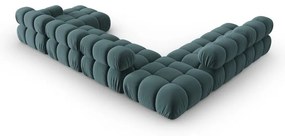 Morska aksamitna sofa 379 cm Bellis – Micadoni Home