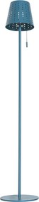 Lampa stojąca zewnętrzna niebieska z LED 3-stopniowy ściemniacz na solar - Ferre