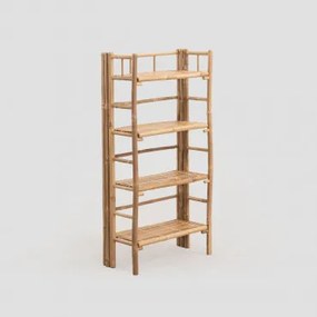 Regał 60x120 Cm Z Bambusa Iciar Bambus - Sklum