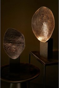 Antracytowa metalowa lampa stołowa z metalowym kloszem (wysokość 46 cm) Neev – Bizzotto