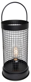 Nowoczesna lampa stołowa szara 52 cm - Horario
