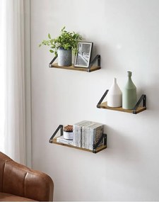 Komplet 3 półek wiszących dąb artisan - Tocador 5X