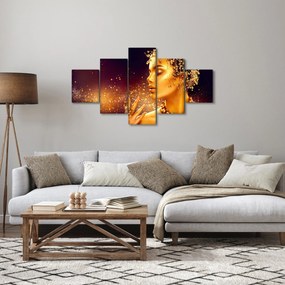Obraz - Złota Królowa (125x70 cm)