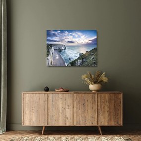 Obraz na szkle - klify (70x50 cm)