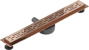 Mexen Flat 360° M01 odpływ liniowy obrotowy 70 cm, różowe złoto - 1620070-40