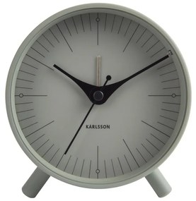 Zielony metalowy budzik Karlsson Index, ø 11 cm
