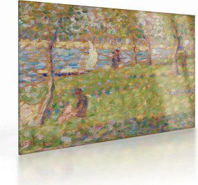 Obraz na szkle - Georges Seurat, Study for "La Grande Jatte", reprodukcje (70x50 cm)