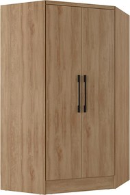 Szafa narożna 2-drzwiowa - szer. 101 cm - Naturalny - AURALI