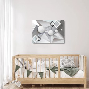 Geometryczny abstrakcyjny obraz (70x50 cm)