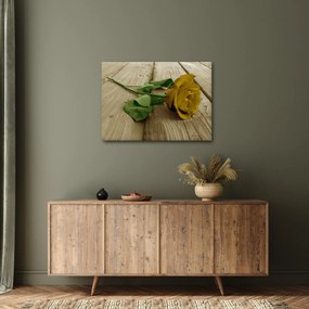 Obraz - Żółte róże w stylu vintage (70x50 cm)