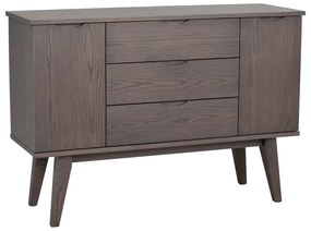 Brązowa niska komoda w dekorze dębu 122x85 cm Filippa – Rowico