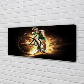 Obraz drukowany na płótnie Minimalistyczny Wizerunek Roweru