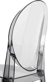 Designerski hoker transparentny z tworzywa sztucznego Victoria 65