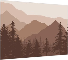 Obraz - Góry Brunatne N⁰2 (70x50 cm)