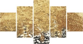 Obraz - Złota struktura N⁰3 (125x70 cm)