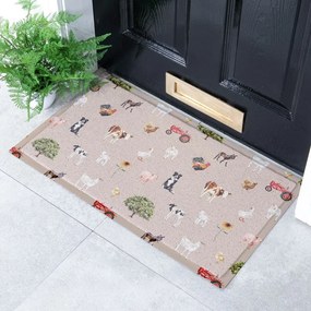 Wycieraczka z PVC 40x70 cm Farm Life – Artsy Doormats