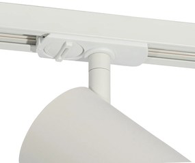 Nowoczesny reflektor biały do systemu szynowego jednofazowego 70mm - Iconic Jeana Luxe Nowoczesny Oswietlenie wewnetrzne