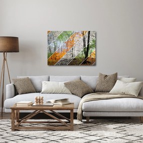 Obraz - Zmieniające się pory roku (70x50 cm)
