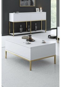 Stolik konferencyjny Lord White and Gold