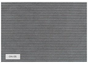 Szary sztruksowy fotel Lofty Lilly – Miuform