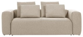 Beżowa sofa Kave Home Blok, 240 cm