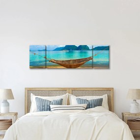 Obraz - Hamak na plaży (170x50 cm)