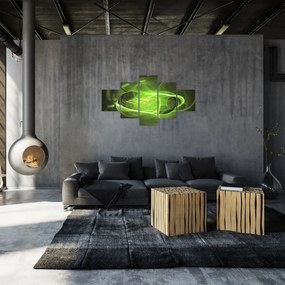 Nowoczesny abstrakcyjny obraz (125x70 cm)