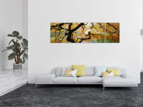 Obraz żółtego klonu japońskiego, Portland, Oregon (170x50 cm)