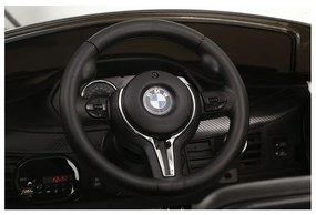 Auto na akumulator x6 białe skóra, eva