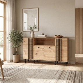 Komoda ARTIANO 160 cm do Salonu Sypialni Dąb artisan