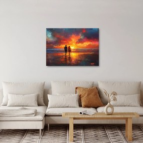 Obraz - Spacer po plaży (70x50 cm)